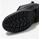 Men's Chunky Business Casual Leather Shoes - Premium Comfort & Anti-Slip Sole