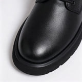 Men's Chunky Business Casual Leather Shoes - Premium Comfort & Anti-Slip Sole