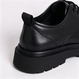 Men's Chunky Business Casual Leather Shoes - Premium Comfort & Anti-Slip Sole